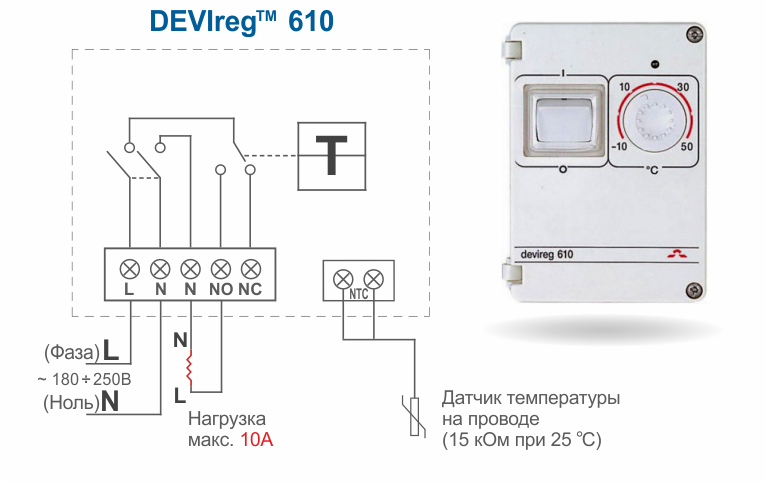 Подключение теплого пола к термореглятору: схема установки, видео