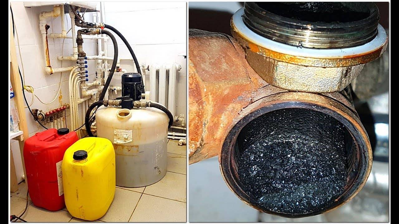 Промывка системы отопления в частном доме своими руками: способы очистки и их особенности