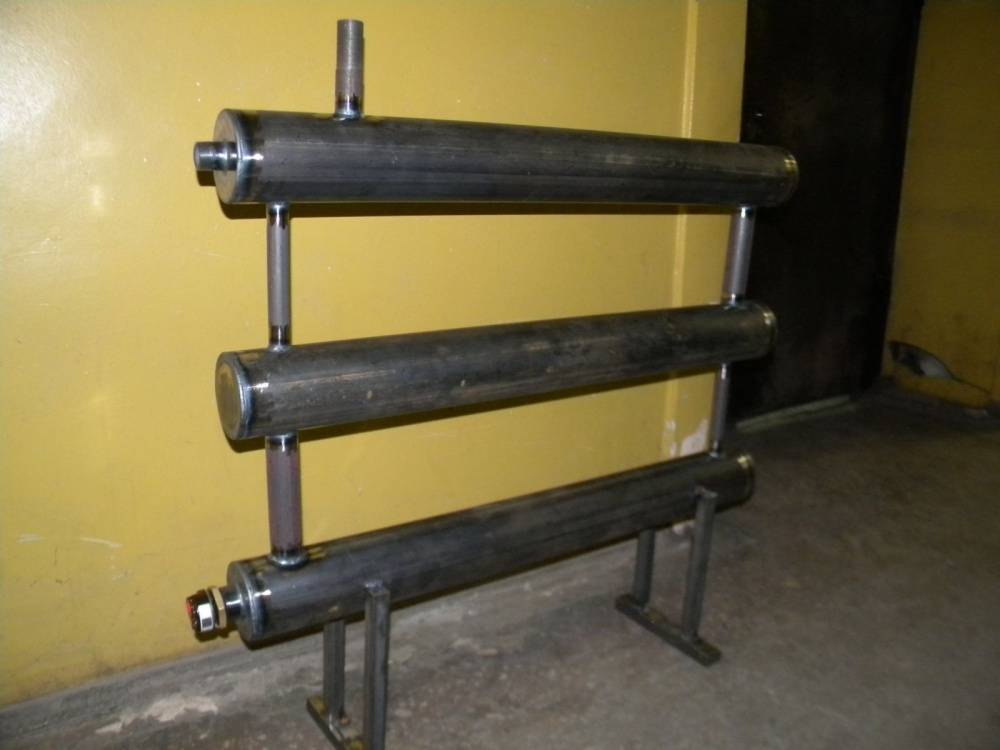 Трубчатые радиаторы отопления: регистры стальные и батареи своими руками, изготовление