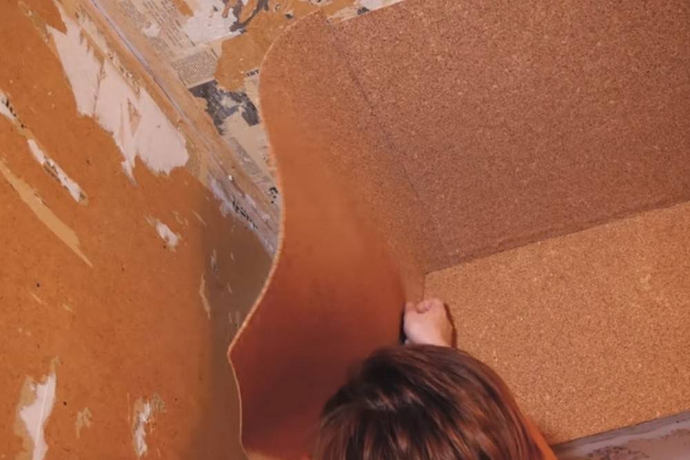 Пробковая подложка на стену как шумоизоляция