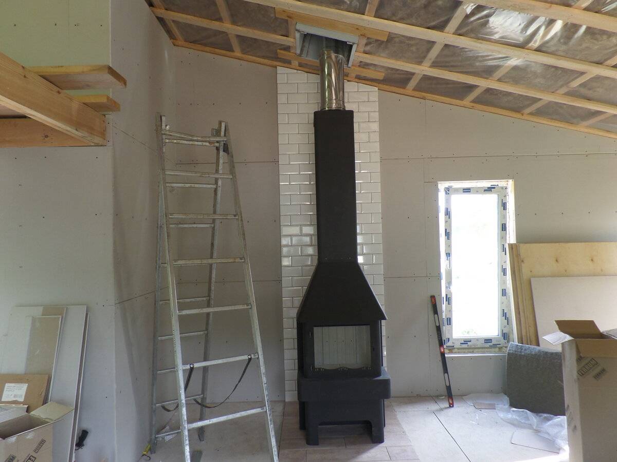 Устанавливаем камин в деревянном доме, соблюдая правила пожаробезопасности - системы отопления