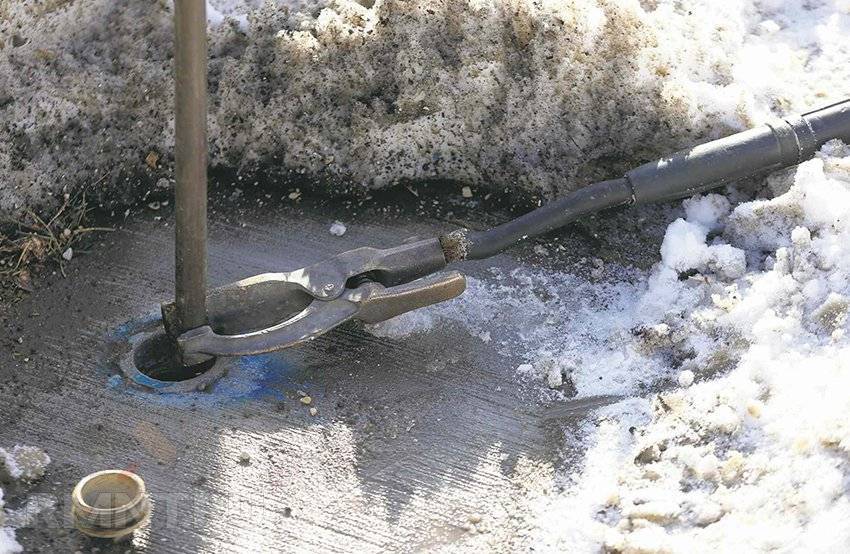 Как разморозить трубу водопровода под землей | стройматериалы