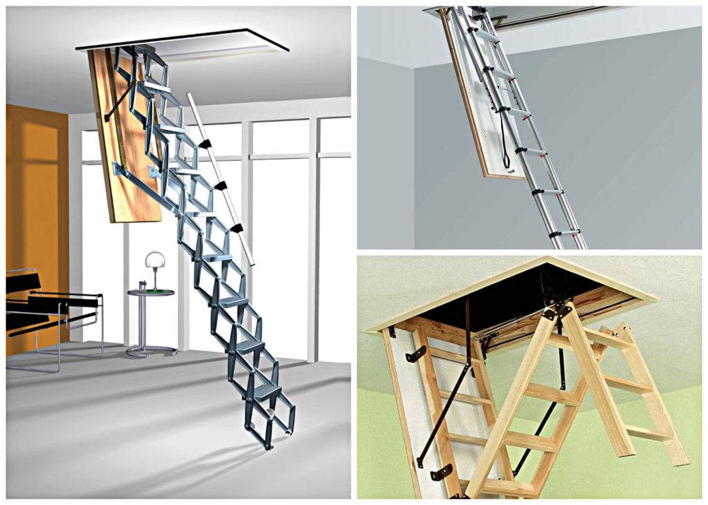 Лестница с люком на чердак: виды и требования к конструкции