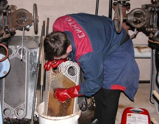 Промывка теплообменника газового котла своими руками