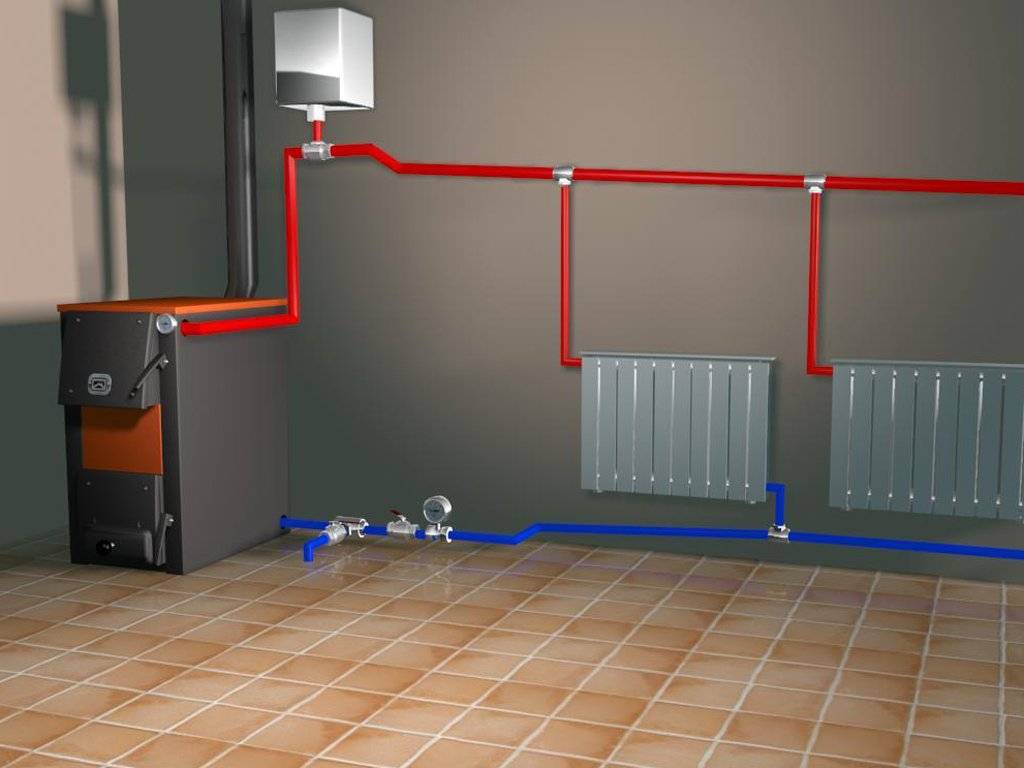 Монтаж отопления в частном доме: установка системы и как сделать разводку от котла