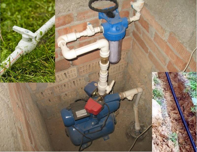 Водопровод на даче своими руками из колодца: простая схема водоснабжения, как сделать