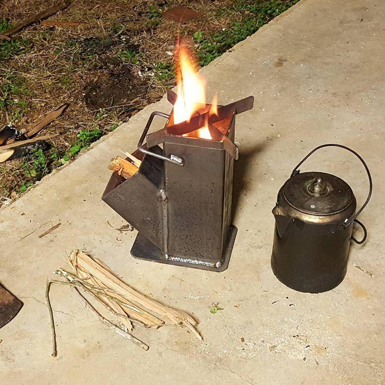 Печка для палатки своими руками: длительного горения или экономка, чертеж сухотрубной системы