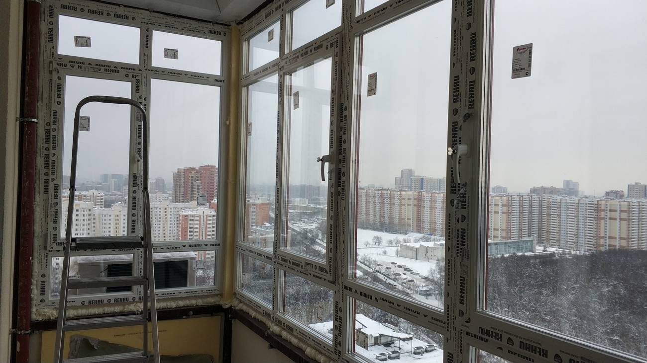 Утепление балкона с холодным остеклением