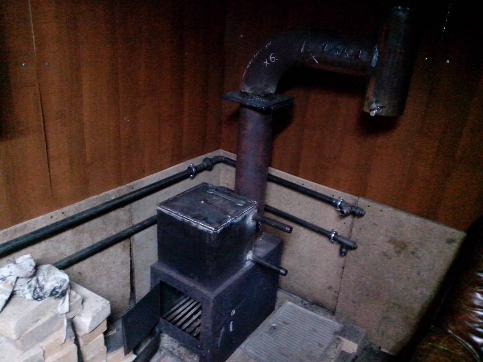 Печное отопление с водяным контуром: схема и монтаж своими руками