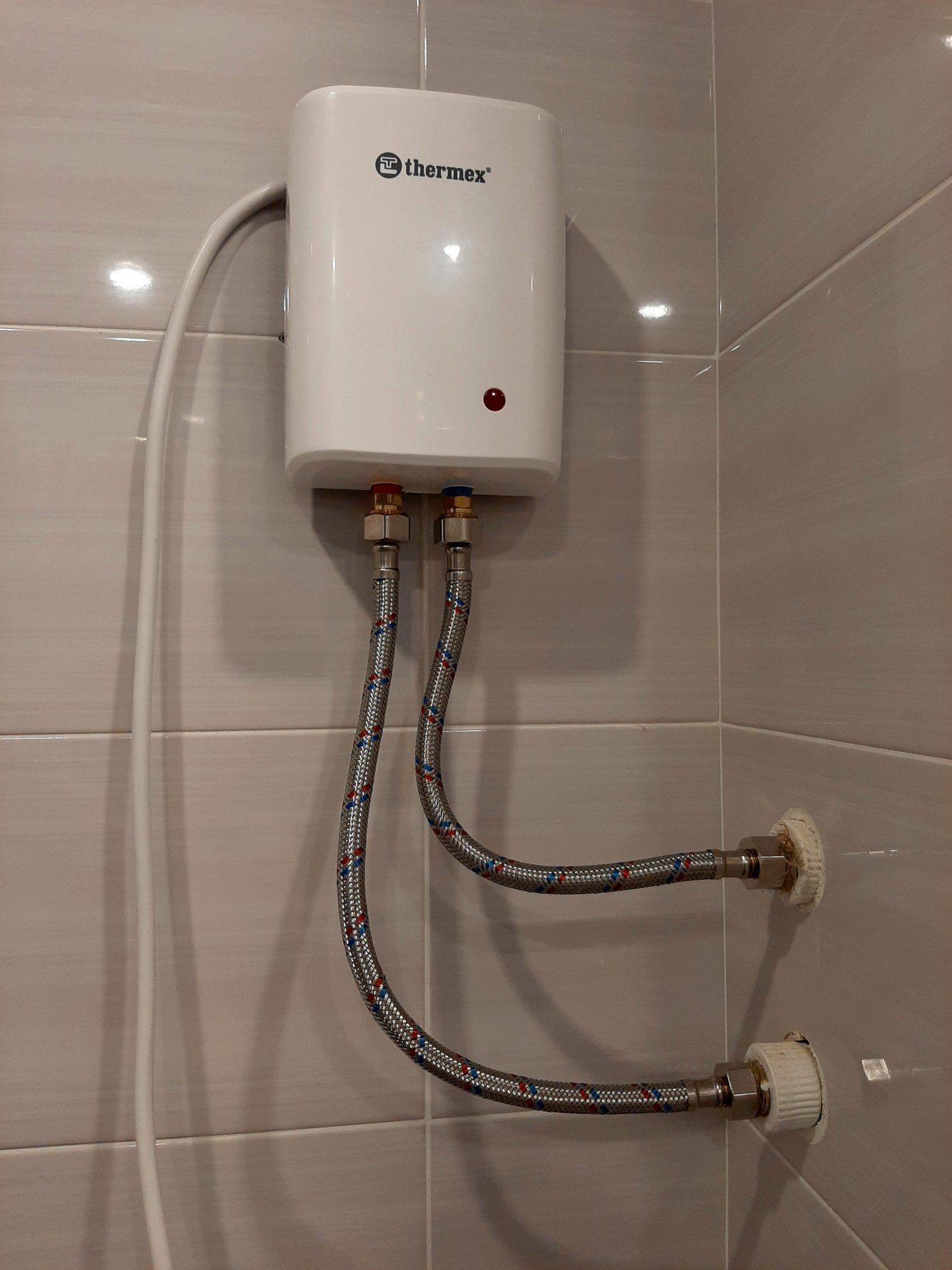 Электрический безнапорный водонагреватель для дачи: накопительный и проточный