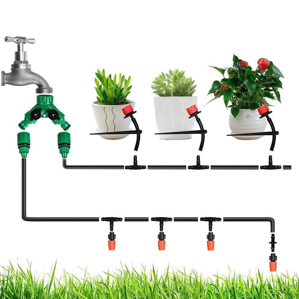 Комплектующие для капельного полива: советы садоводам по приобретению необходимых элементов