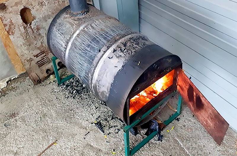 Самодельная печь для гаража: пошаговая инструкция :: syl.ru