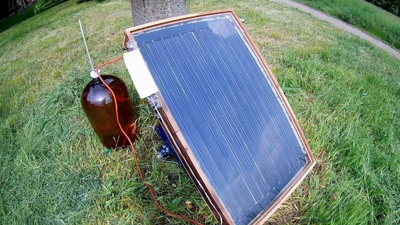 Альтернативная нагревательная установка для воды от солнца