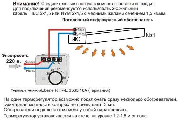 Терморегулятор для инфракрасного обогревателя: установка и использование