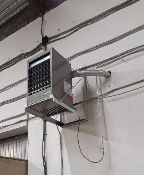 Газовые теплогенераторы для воздушного отопления: видео-инструкция по установке газовоздушного обогрева своими руками, печь, фото и цена