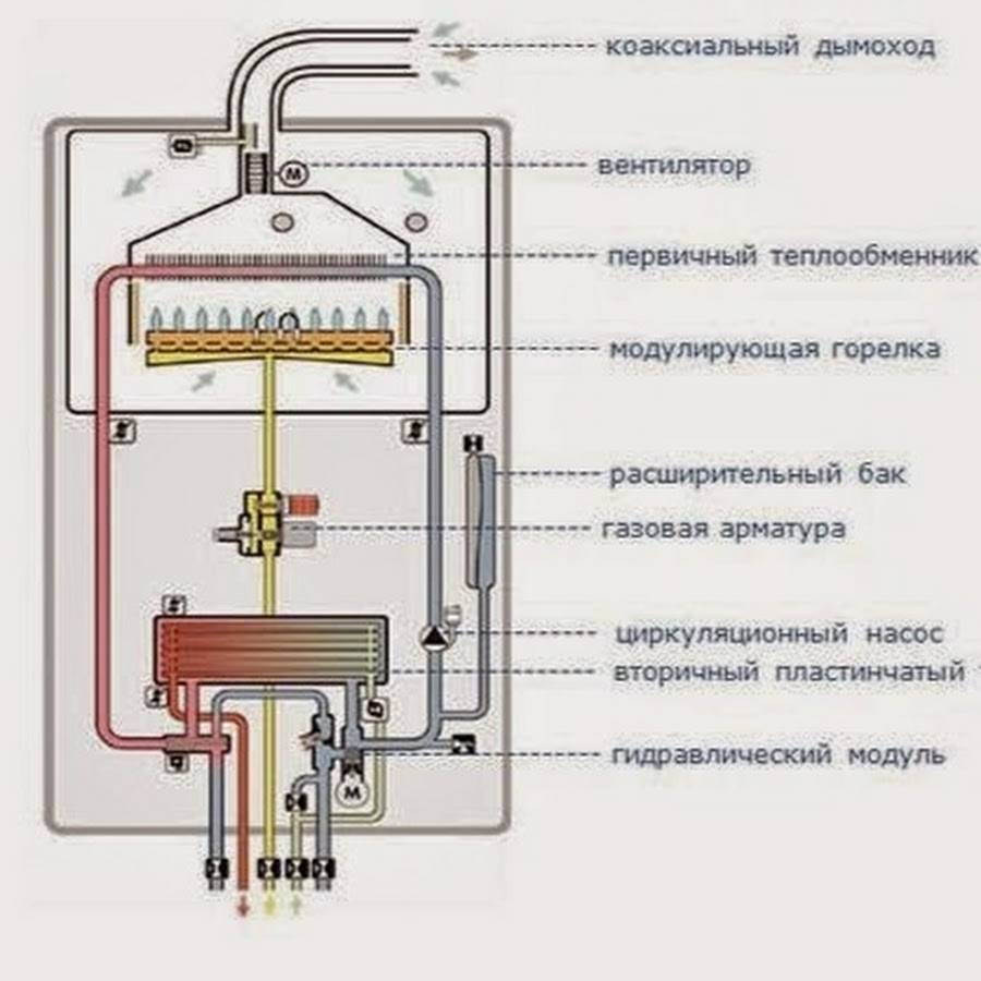 Двухконтурный газовый котел: принцип работы и особенности внутреннего устройства