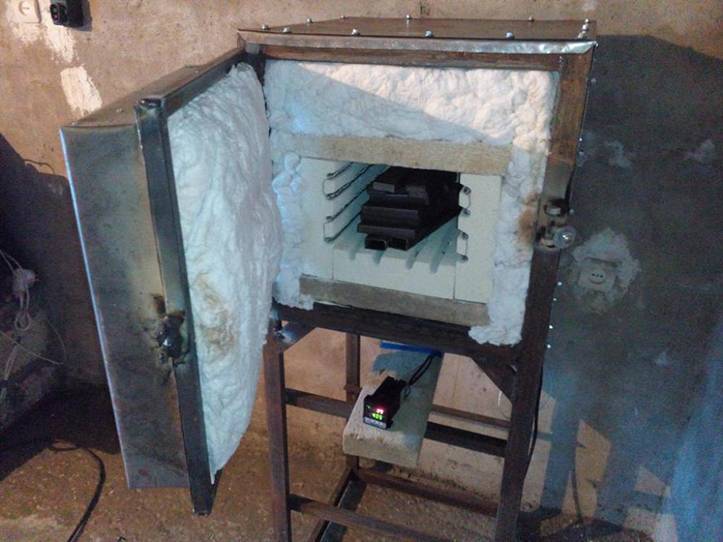 Муфельная печь своими руками: для закалки или плавки металла, на газу для керамики