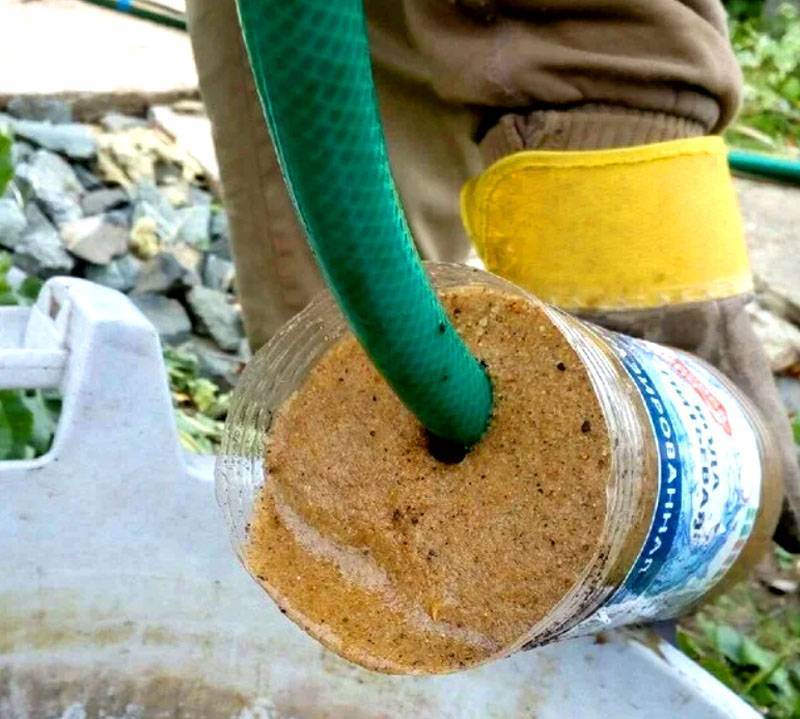 Очистка скважины от ила и песка своими руками с помощью насоса