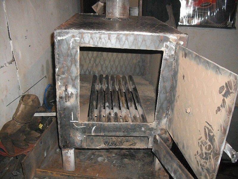 Печка для гаража - как сделать своими руками самодельную печь