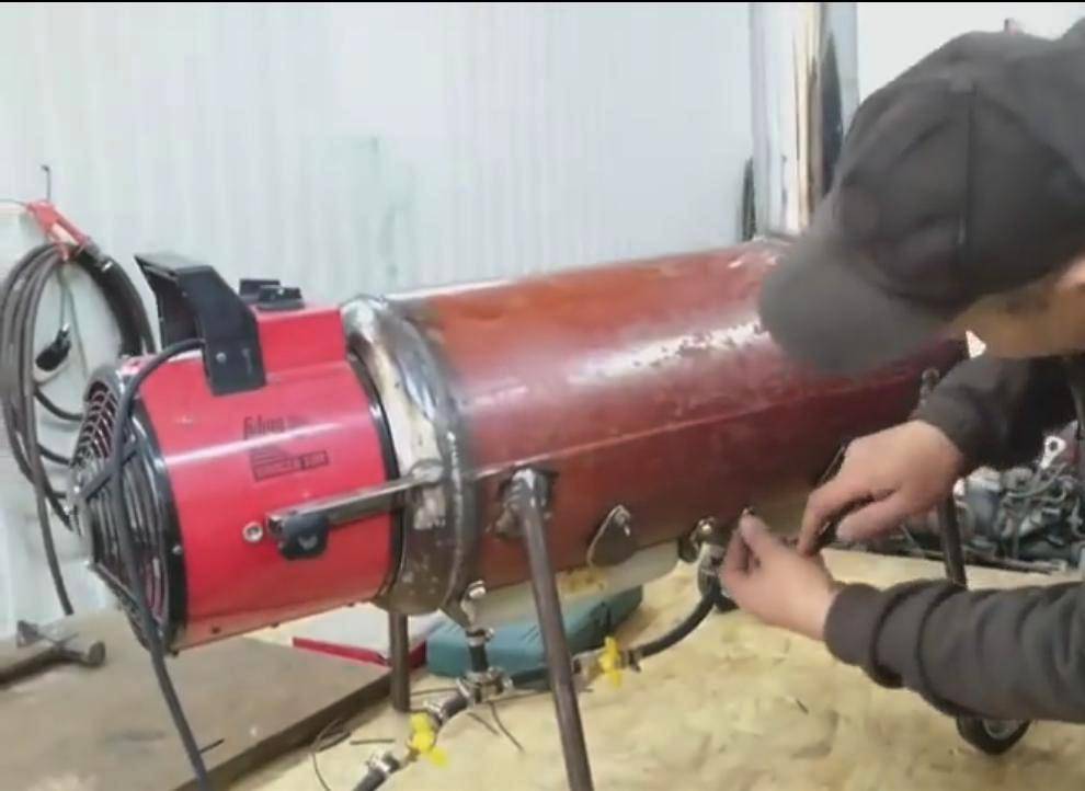 Тепловая газовая пушка своими руками - подробная инструкция по изготовлению