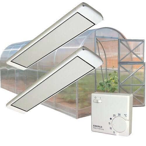 Инфракрасные обогреватели для теплиц: газовый обогрев и отопление лампами, особенности потолочного ик-обогревателя и отзывы об использовании