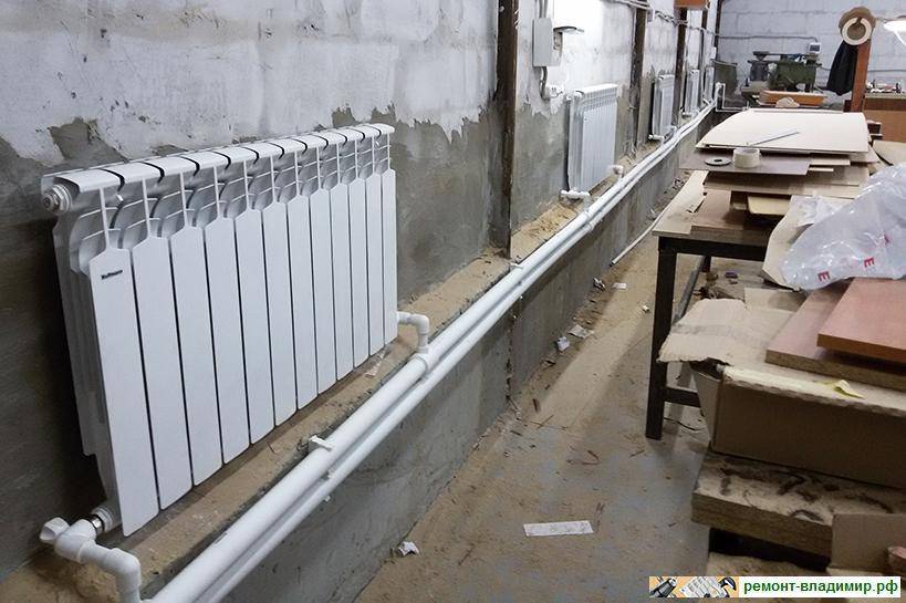 Установка алюминиевых радиаторов отопления: видео-инструкция как монтировать, повесить, фото