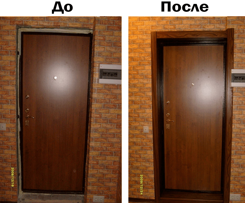 Откосы для входных дверей: выбираем лучший материал | двери дома