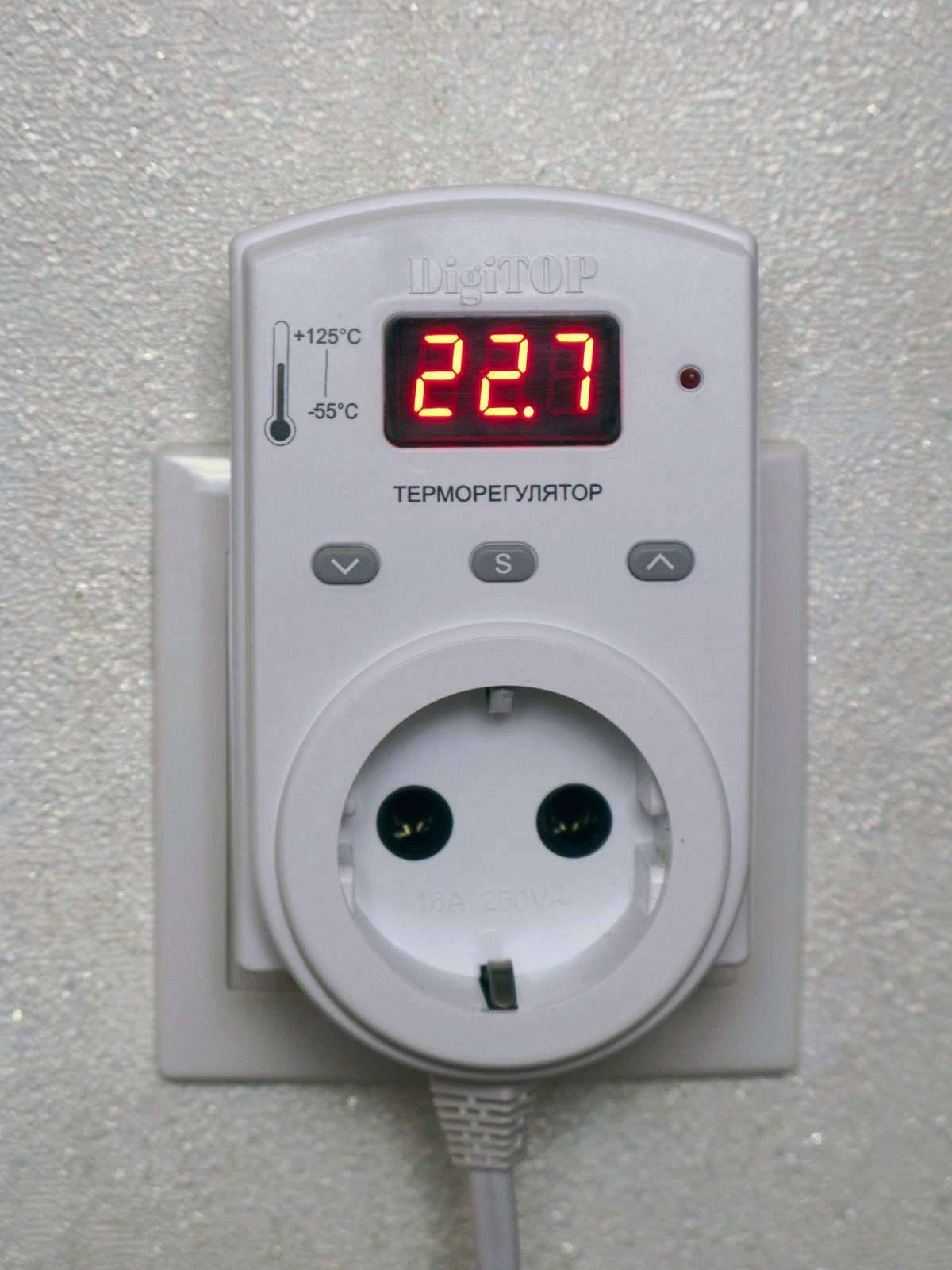 Терморегуляторы с датчиком температуры воздуха для управления обогревательными приборами и системами