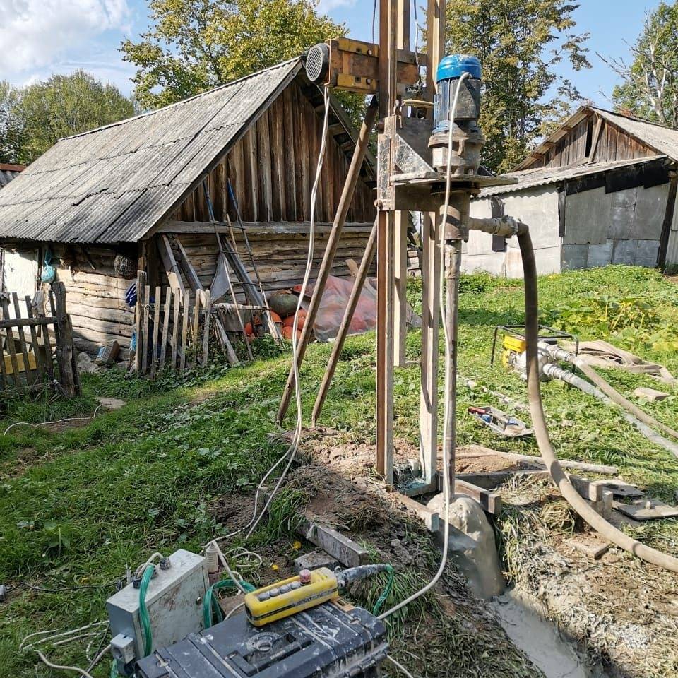 Скважина на даче фото