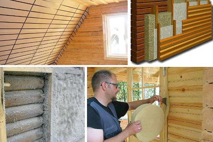 Как правильно утеплить изнутри деревянный дом?