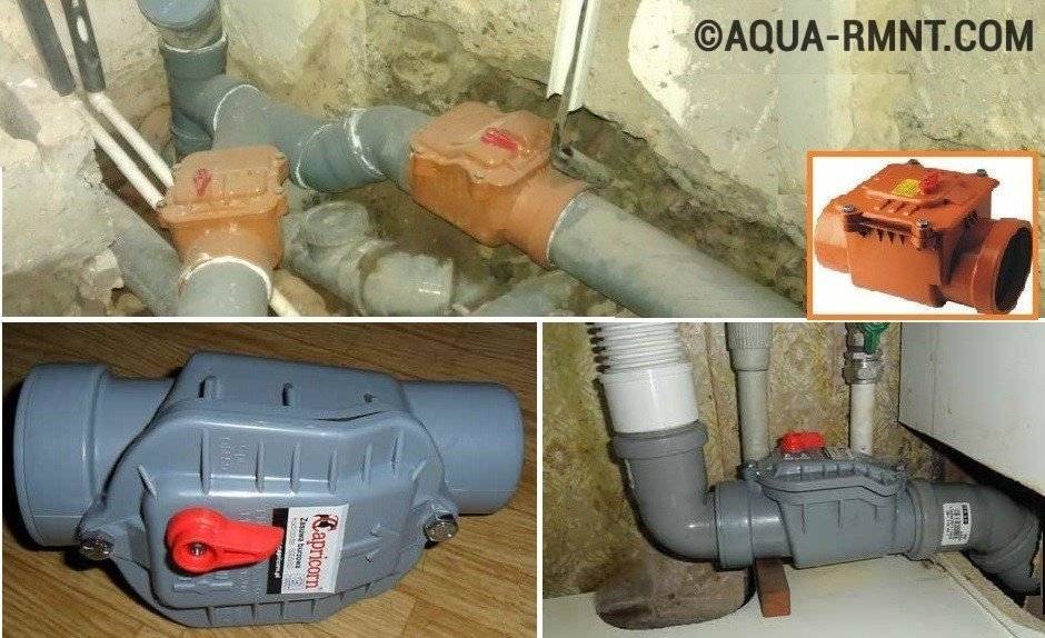 Обратный клапан для канализации: воздушные изделия и другие, инструкция как установить, видео и фото