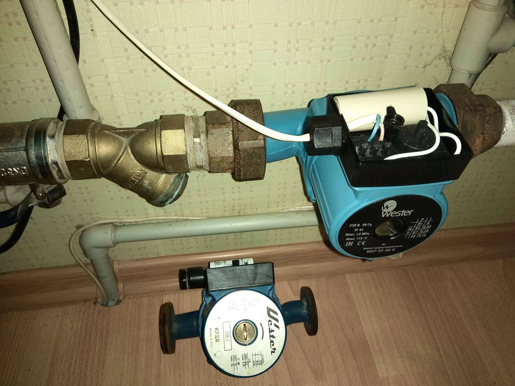 Установка циркуляционного насоса в системе отопления в частном доме - особенности монтажа