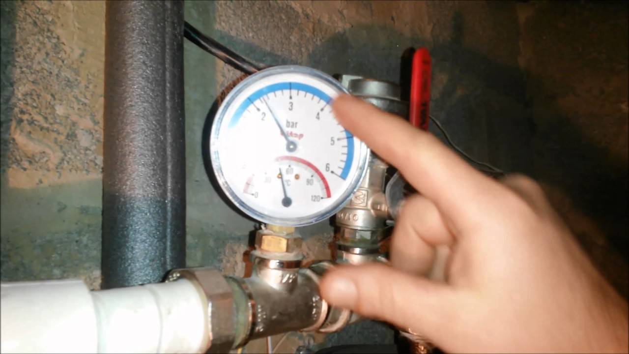 Какое давление должно быть в системе отопления?