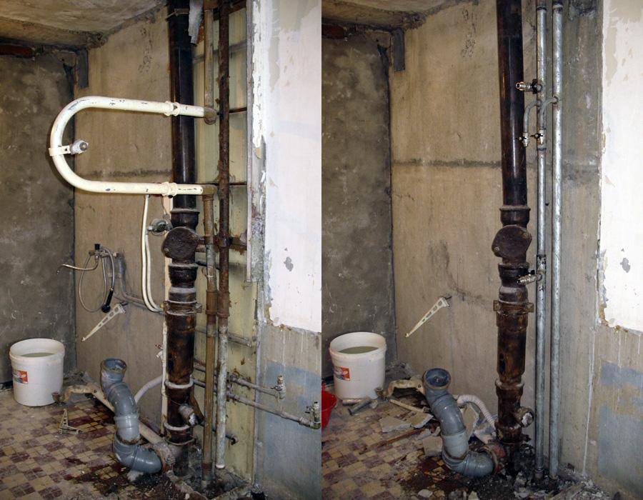 Замена труб отопления в квартире - инструкция