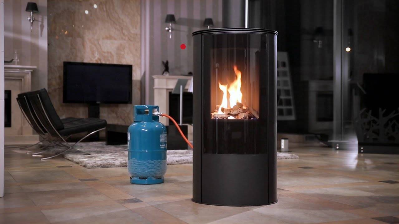 Газовый камин (76 фото): напольный для квартиры на баллонном газе для отопления, горелка своими руками, без дымохода